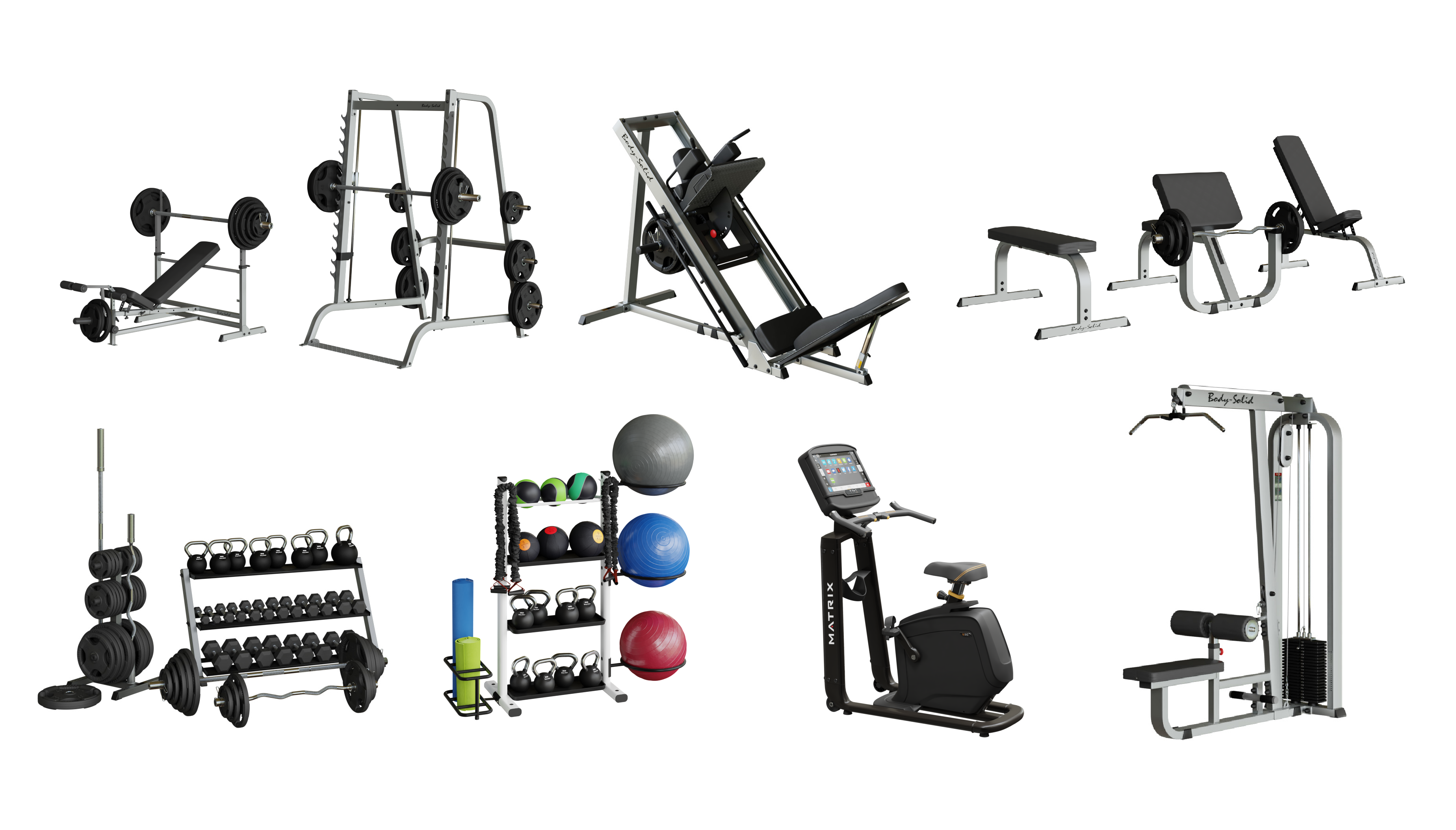 Collection deals of fitness equipment